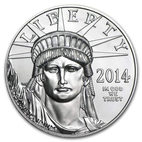 2014 1 oz Platinum American Eagle BU 2014 1 oz Platinum American Eagle BU